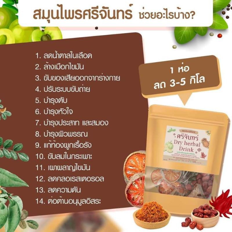 ชาศรีจันทร์-สมุนไพรดีท็อค-dry-herbal-drink