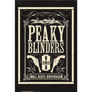 โปสเตอร์หนัง Peaky Blinders พีกี้ ไบลน์เดอร์ส ซีรีย์ Movie Poster ภาพติดผนัง ตกแต่งบ้าน รูปติดห้อง ของสะสม ร้านคนไทย