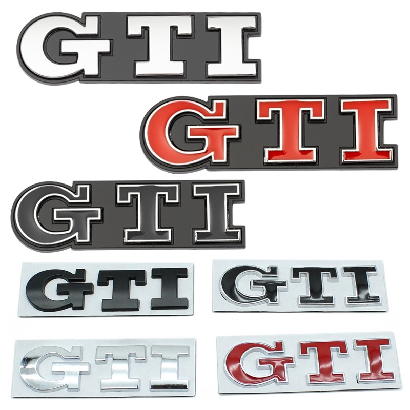 สติกเกอร์โลโก้-gti-โลหะ-สําหรับติดตกแต่งรถยนต์-volkswagen-vw-golf-5-6-7-gti-mk7-mk3-mk5-mk2-mk6-mk4-polo