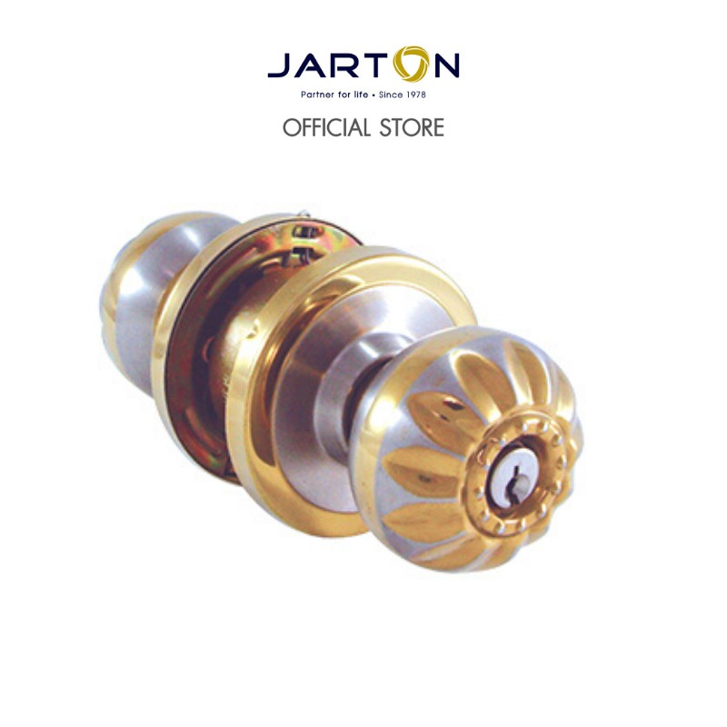 jarton-ลูกบิดห้องทั่วไป-หัวจันลาย-สี-ssps-จานใหญ่-101019