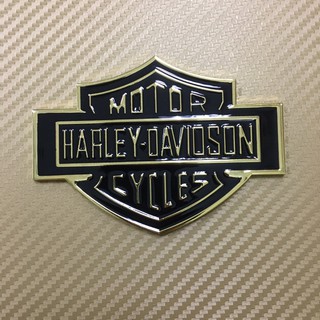 โลโก้ HARLEY-DAVIDSON ขนาด* 7.5 x 10.7 cm งานโลหะ ราคาต่อชิ้น