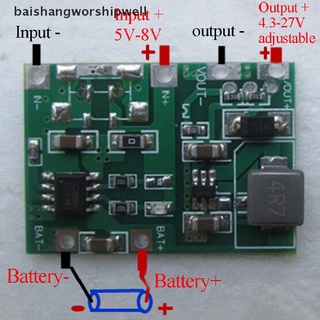 Bath โมดูลชาร์จแบตเตอรี่ลิเธียม 18650 3.7V 4.2V เป็น 5V 9V 12V 24V