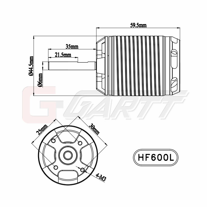 gartt-hf-600-l-1220kv-มอเตอร์ไร้แปรงถ่าน-สําหรับเฮลิคอปเตอร์บังคับ-align-trex-600