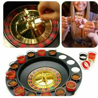 (เหล้า)Roulette แก้วช็อต พร้อมอุปกรณ์ (เหล้า)