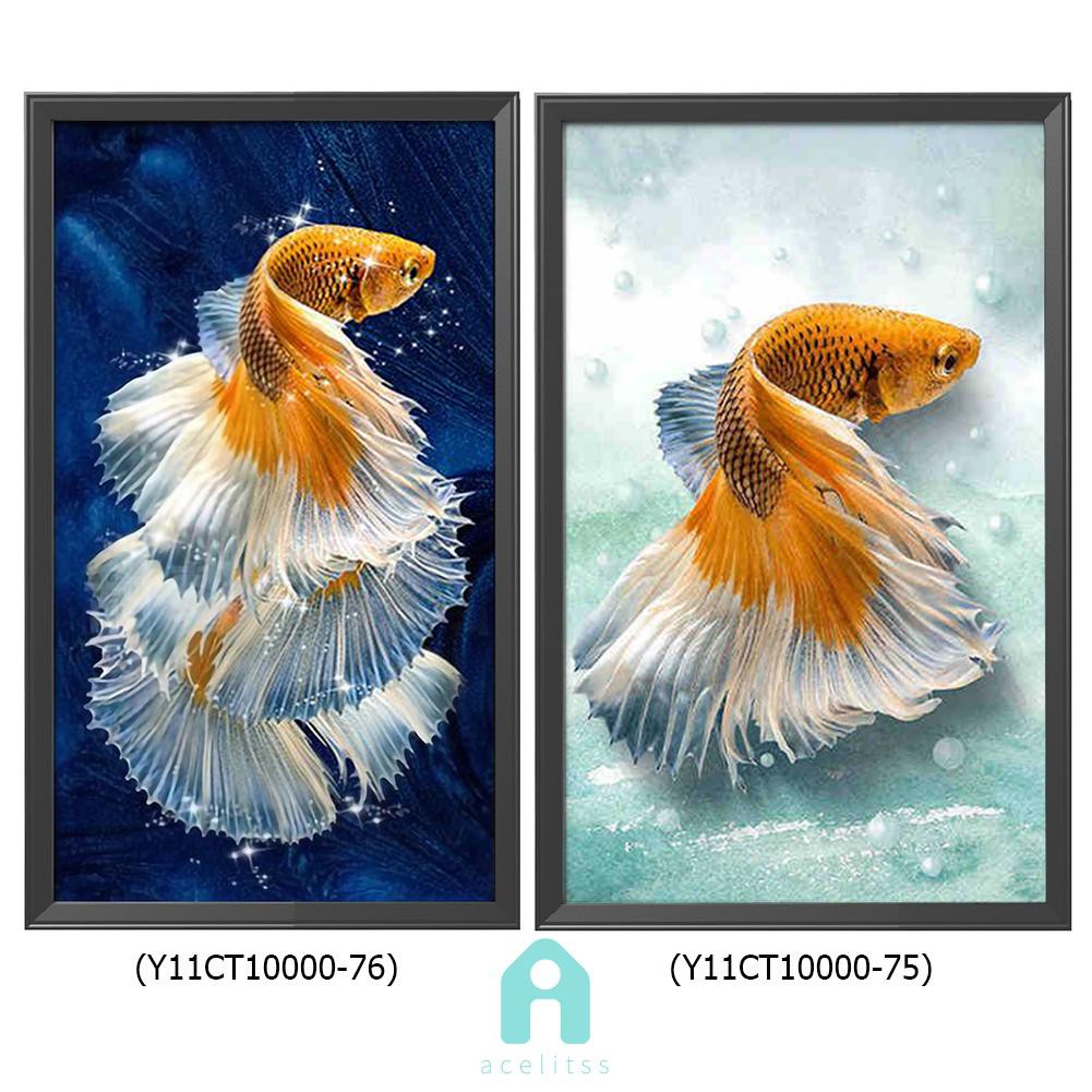 acelit-11ct-ชุดปักครอสติชผ้าใบลายปลาทอง-diy