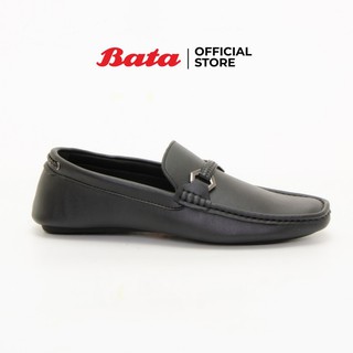 ภาพขนาดย่อของภาพหน้าปกสินค้าBata MEN'S CASUAL Flexible รองเท้าลำลองชายแบบสวม สีดำ รหัส 8416671 จากร้าน bata_officialstore บน Shopee
