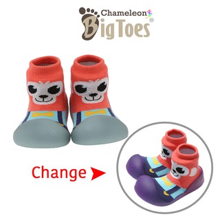(NEW) Chameleon Bigtoes รองเท้าเปลี่ยนสีได้ เด็กหัดเดิน เด็กผู้ชาย ลาย Monkey (Size 11.5 12.5 13.5cm)