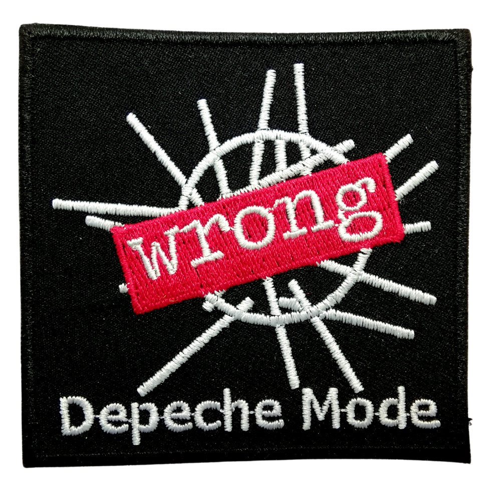 depeche-mode-ตัวรีดติดเสื้อ-หมวก-กระเป๋า-แจ๊คเก็ตยีนส์-hipster-embroidered-iron-on-patch-diy