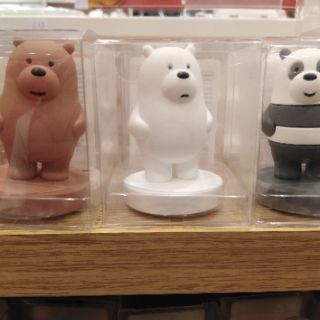 ภาพขนาดย่อของภาพหน้าปกสินค้าตุ๊กตา We bare bear โมเดลแก๊งหมีๆ ตุ๊กตาหน้ารถ ฟิก​เกอร์​หมี Figure สินค้าแท้จาก Miniso โมเดล ของเล่น ของสะสม Model จากร้าน kormadika บน Shopee