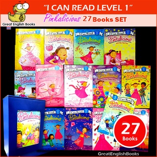 *ได้coinคืน10%* หนังสือเด็กภาษาอังกฤษ I can read : Pinkalicious สาวน้อยหัวใจสีชมพู (level 1) 27 เล่ม