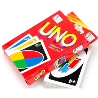 Uno อูโน่ การ์ดเกม ไพ่ 108ใบ ครบทุกสี4สี