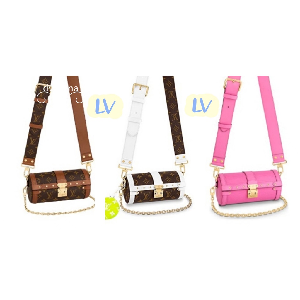 ของแท้-louis-vuitton-lv-papillon-trunk-chain-shoulder-crossbody-bag