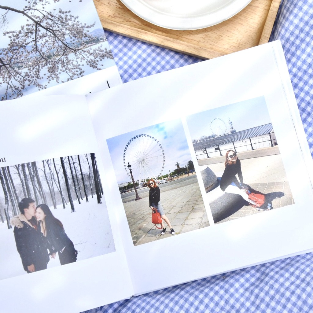 ภาพสินค้าPhotobook: โฟโต้บุ๊คปกแข็ง 8x8 ของขวัญให้แฟน ของขวัญครบรอบ อัลบั้มรูป - ทำเองบนแอป, 20 หน้า จากร้าน photobook บน Shopee ภาพที่ 4