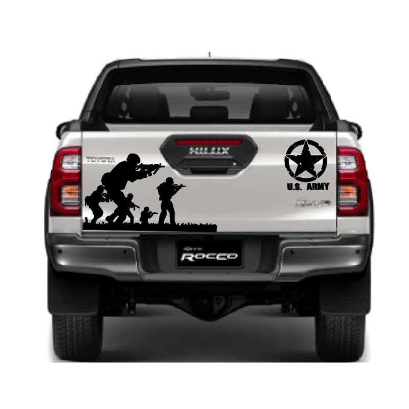 A-421 sticker u.s army สติ๊กเกอร์ติดฝาท้าย สติ๊กเกอร์ทหารนักรบ u.s.arny ...