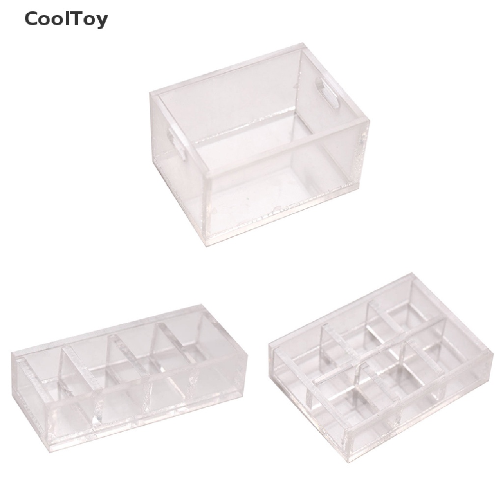 lt-cooltoy-gt-กล่องเก็บเครื่องสําอาง-4-6-ช่อง-ขนาดมินิ-1-12-สําหรับตกแต่งบ้านตุ๊กตา