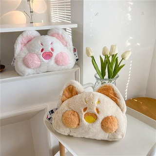 AMILA กระเป๋าแมทช์ทั้งหมดแมวน่ารักถุงไหล่ตุ๊กตากระเป๋าเป้เกาหลีญี่ปุ่น Toot Toot Meow Messenger Bag Bag Messenger