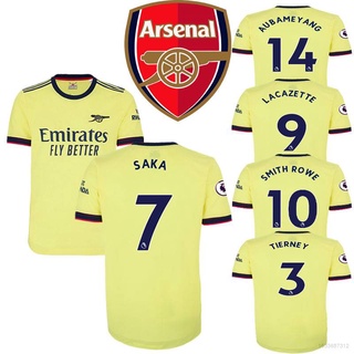 ภาพหน้าปกสินค้าเสื้อยืดแขนสั้นลําลองทรงหลวมพิมพ์ลายทีมฟุตบอล Aubameyang Saka Lacazette 22 Season Arsenal F.C. ซึ่งคุณอาจชอบสินค้านี้