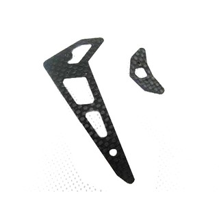 อะไหล่ ฮอ 250 Tail Fin Carbon MS25031 อะไหล่เฮลิคอปเตอร์ อะไหล่ฮอ Tarot Trex RC