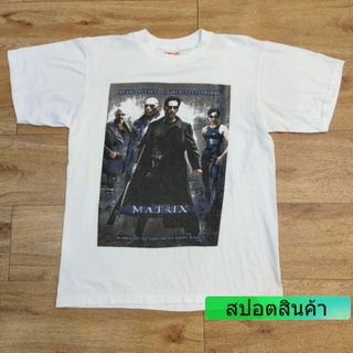 เสื้อยืดวินเทจTHE MATRIX (1999) MOVIES เสื้อลายหนังดัง ลายภาพยนตร์S-4XL