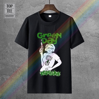 เสื้อยืดทุกวันdailyขายดี เสื้อยืดลําลอง แขนสั้น พิมพ์ลายวงร็อค Green Day Kerplunk สไตล์พังก์ร็อค วินเทจ ฮิปสเตอร์ 1383 K
