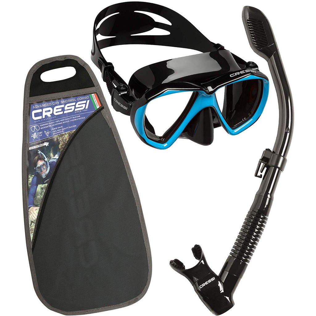 cressi-ranger-snorkeling-combo-set-ชุดหน้ากากพร้อมท่อ-อุปกรณ์ดำน้ำ