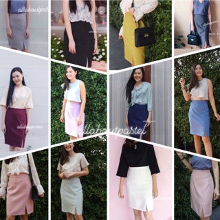 ภาพขนาดย่อของภาพหน้าปกสินค้าSerenity Skirt ผ้าซาร่า จากร้าน all.about.pastel บน Shopee ภาพที่ 7