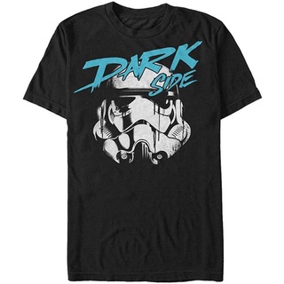 เสื้อยืดผ้าฝ้ายเสื้อยืดผู้ชายแฟชั่น Star Wars Mens Dark Side Troop Graphic T-Shirt t shirt men cottonTEEL XL  XXL 3XL