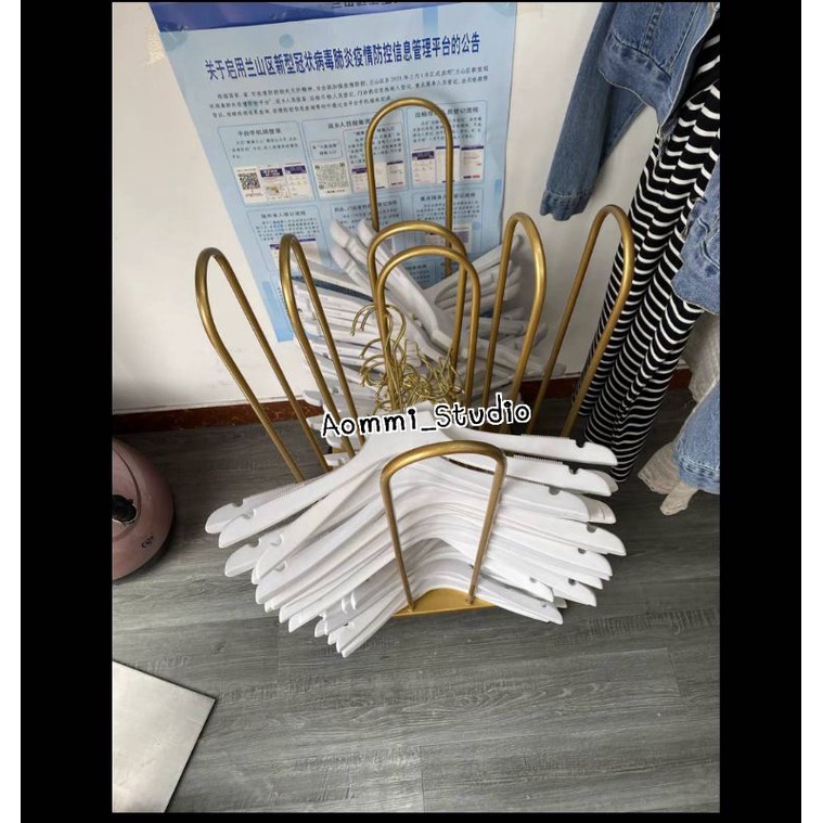 ที่เก็บไม้เเขวนสีทอง-พร้อมส่ง