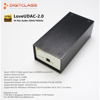 LoveUDAC-2.0 Premium HD USB Audio DAC Hi-fi