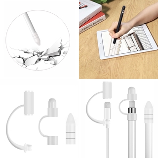 เคสซิลิโคนป้องกันการสูญหายสําหรับ Apple Pencil 1 St 2ed 3 ชิ้น