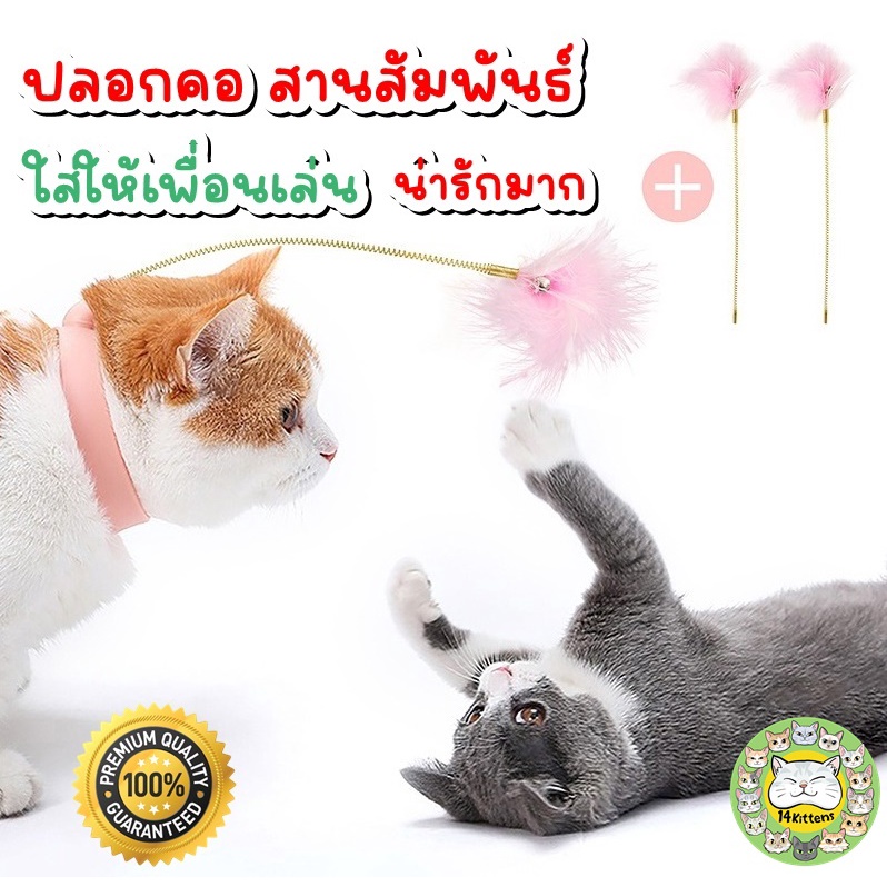 ปลอกคอแมว-ปลอกคอสัตว์เลี้ยงขนาดเล็ก-ปลอกคอและของเล่นในตัว