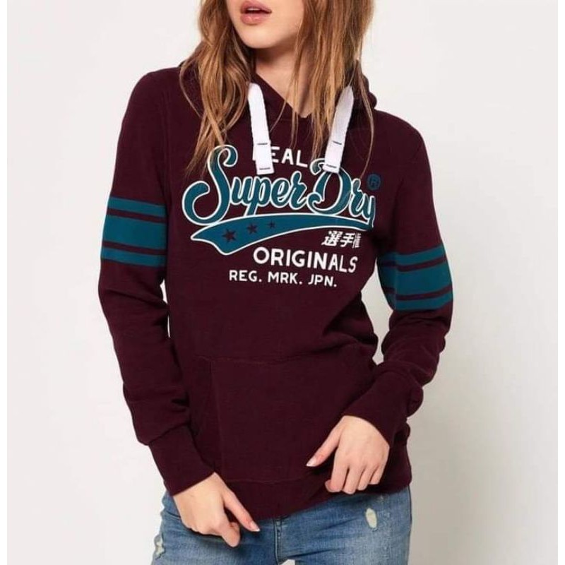 sd-superdry-track-and-fieldgular-hoodie-เสื้อฮู้ดแท้-ราคารวมค่สจัดส่งค่ะ