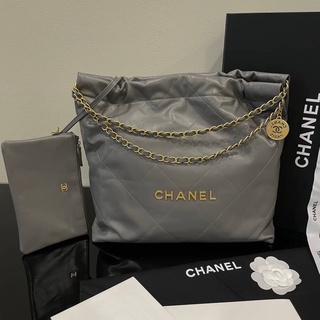 Chanel22 สี grey Grade vip Size 39 cm  อุปกรณ์ full box set
