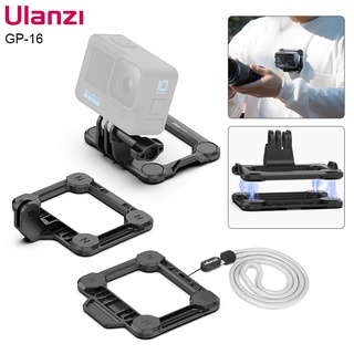 Ulanzi Gp-16 เมาท์ยึดกล้องแม่เหล็กสําหรับกล้อง Gopro 10 9 8 Gopro