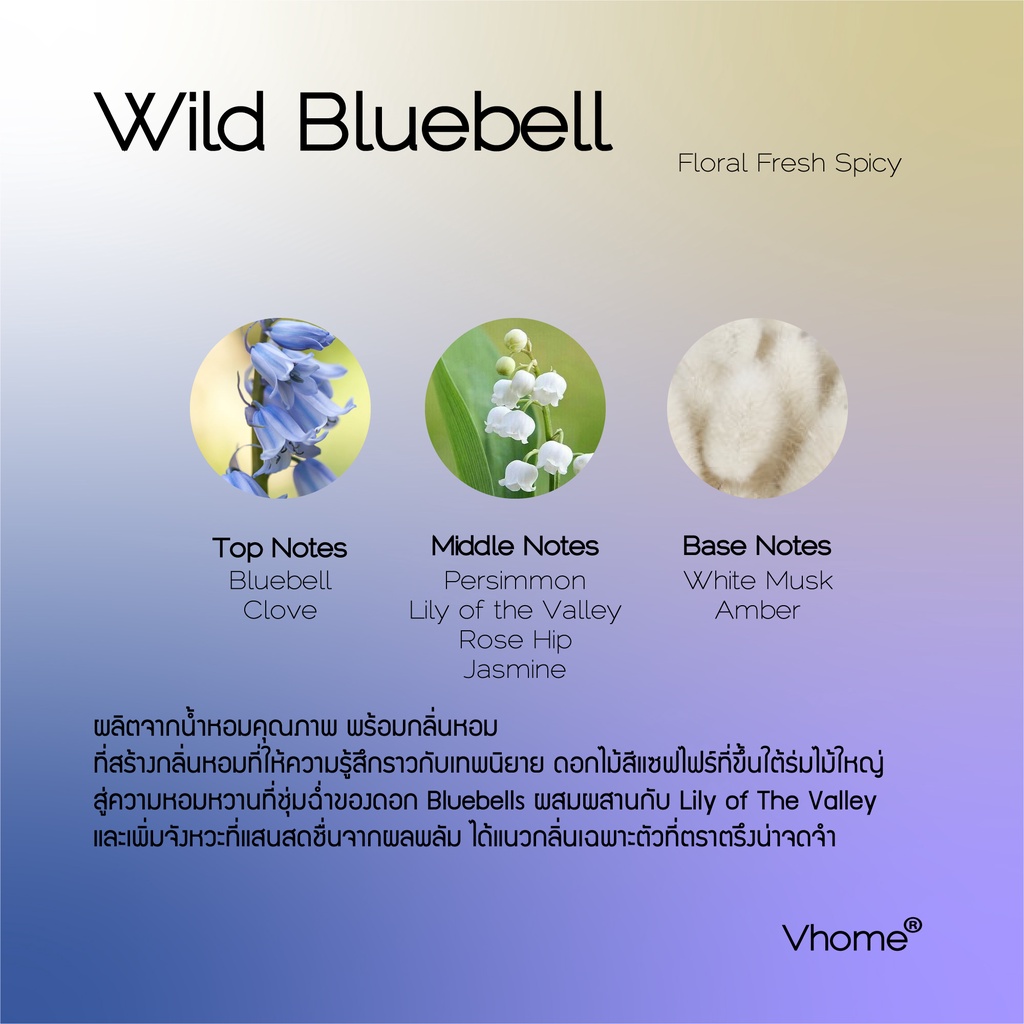 น้ำมันหอมระเหย-100-กลิ่น-wild-bluebell-ขนาด-10ml-1ขวด-pure-aroma-oil-100-1piece-แบบเยาะ-เปิดฝาใช้ได้เลย