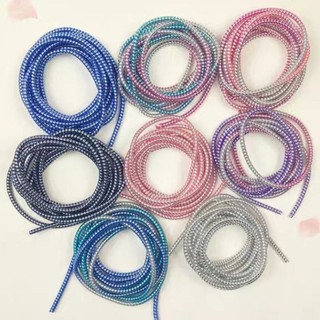 ภาพขนาดย่อของสินค้าSupercaseสี Metalic ยาว1.6เมตร สีเงา มาใหม่ สายเกลียว ถนอมสายชาร์จ Metallic Colour Cable Protector