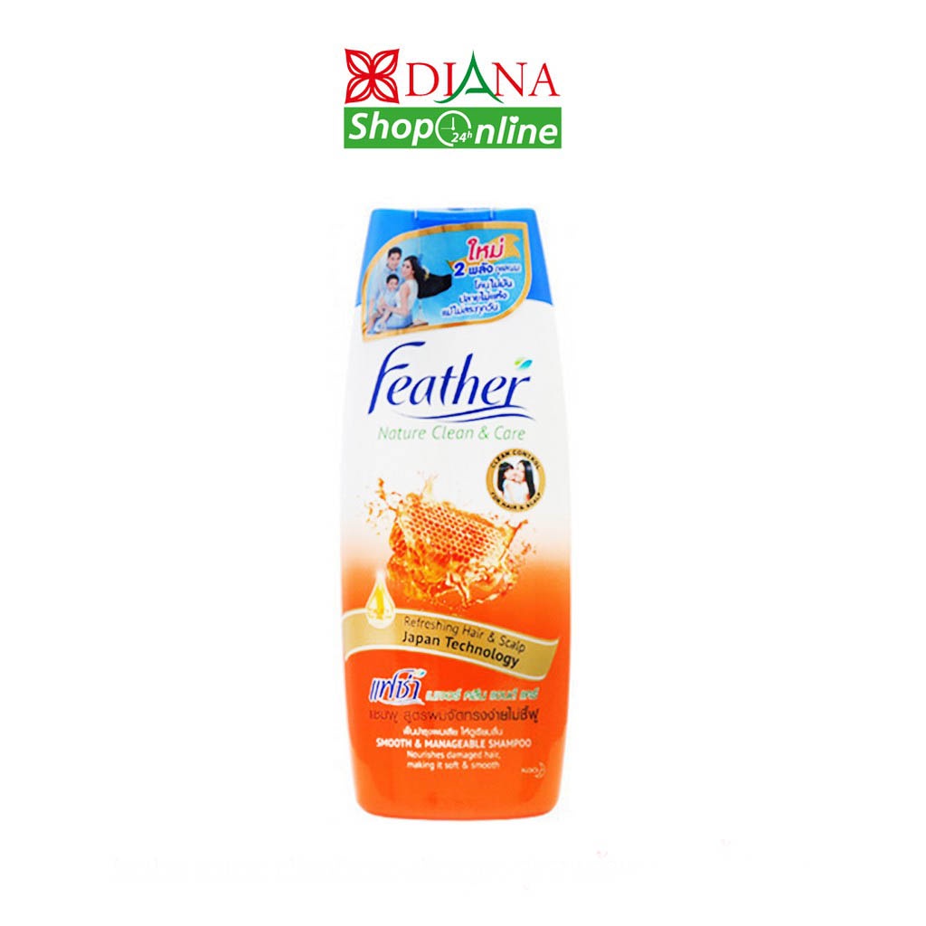 feather-nature-clean-amp-care-shampoo-340-มล-4สูตร