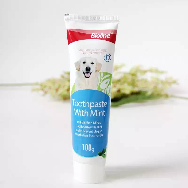 ภาพหน้าปกสินค้าBioline ยาสีฟันสุนัข นำเข้าจากเยอรมัน มีรสมินท์และรสเนื้อ ขนาด 100กรัม จากร้าน petpretty.com บน Shopee