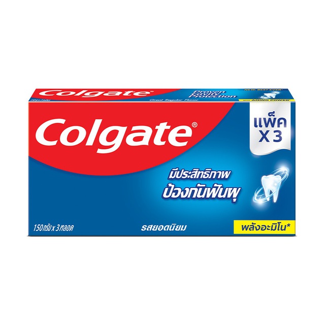 ภาพหน้าปกสินค้าColgate ยาสีฟัน คอลเกต ป้องกันฟันผุ 150 กรัม แบบครีม (แพ็ค3): เลือกสูตรได้ จากร้าน supermarket บน Shopee
