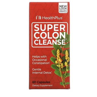 ฉลากใหม่ Super Colon Cleanse ดีท็อกซ์ภายในลำไส้อย่างอ่อนโยน 60 capsule