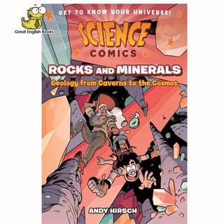 พร้อมส่ง หนังสือการ์ตูนแนววิทยาศาสตร์ Science Comics: Rocks and Minerals: Geology from Caverns to the Cosmos Paperback