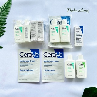 🔥แท้💯%ฉลากไทย Cerave ขนาดทดลอง Moisturising / Cream / Lotion / Hidrating / Foaming