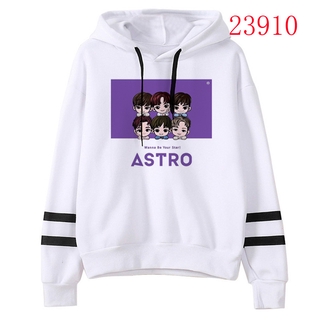 สินค้า New  Astro  Hip Pop Hoodie  แจ็คเก็ตและเสื้อโค้ท  Cha EunWoo  Hoody  Loose  for Adult  Cartoon Sweatshirt  Oversized