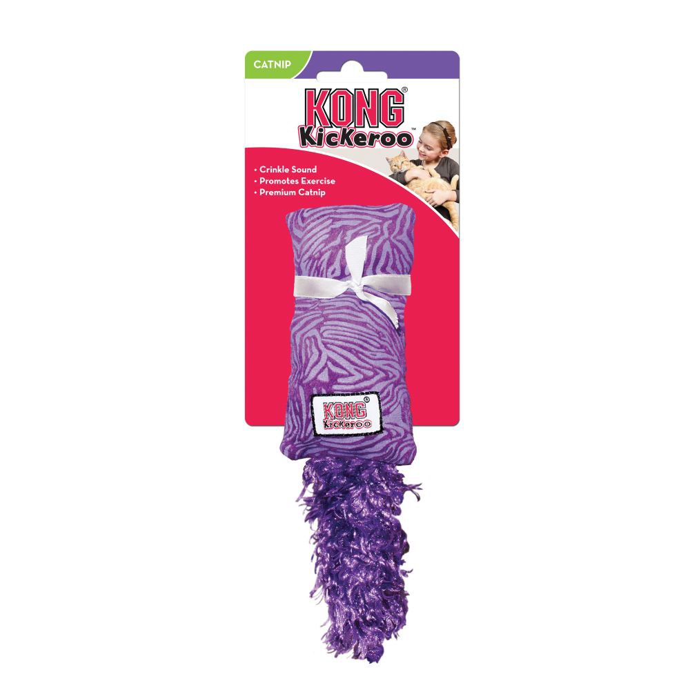 KONG ของเล่นแมว ตุ๊กตาแมว Kitten Kickeroo™ รุ่น CR21 | Shopee Thailand
