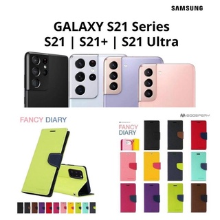 (พร้​อมส่งในไทย)เคสฝาพับ Samsung Galaxy S21 / S21Plus / S21Ultra Mercury Fancy Diary