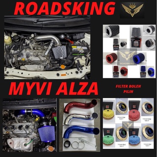 Perodua MYVI LAGI ไอคอนที่ดีที่สุด ALZA ท่ออากาศกรองแข่งรถ