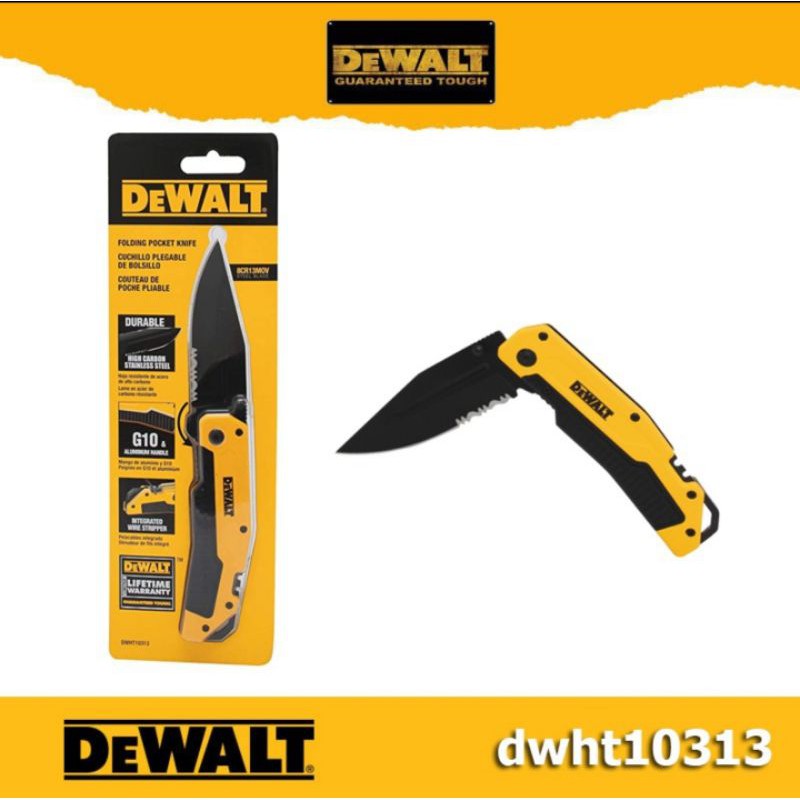 ภาพสินค้าDEWALT DWHT0-10313 folding pocket knife มีดพับ จากร้าน toolstory บน Shopee ภาพที่ 1