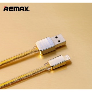 สายชาร์จ Remax Gold Kingkong สายสีทองหรูหรา(แท้) มีทั้ง iphone/ Samsung/Android