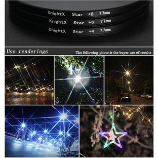 ภาพขนาดย่อของภาพหน้าปกสินค้าKnightx เลนส์กรองแสง CPL ND star 37 มม. 49 มม. 52 มม. 58 มม. Polarizing อุปกรณ์เสริมกล้อง จากร้าน knightx2012.th บน Shopee ภาพที่ 4