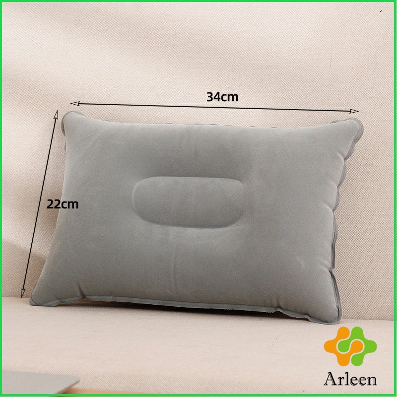 arleen-หมอนเป่าลม-หมอนพกพา-หมอนหนุนหลัง-หนุนนอน-inflatable-pillow